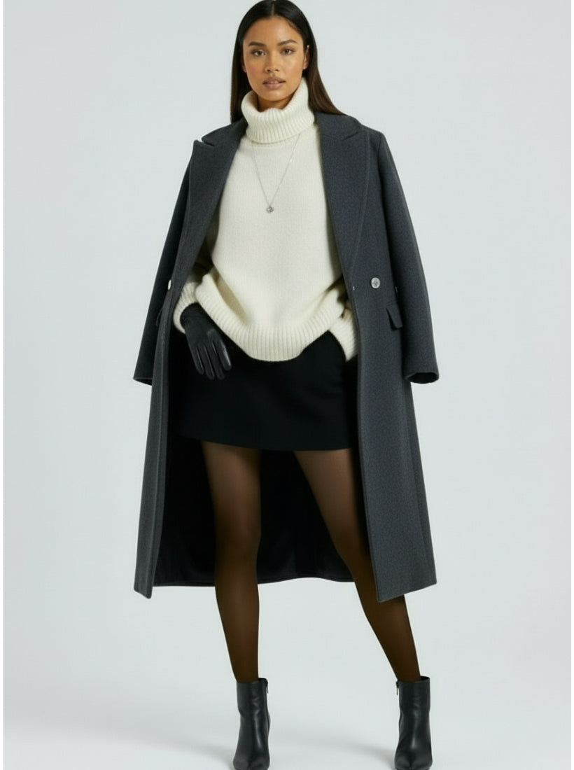 FAUX-SHEER THERMAL TIGHTS