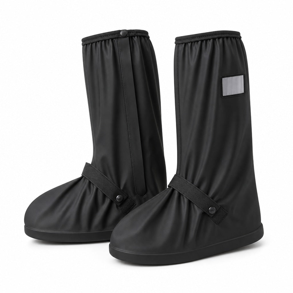 🌧️✨ LIMITED-TIME 50% OFF! Waterproof High-Top Rain Shoe Covers — Non-Slip, Reflective, 42cm Tall 👟