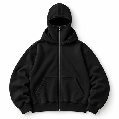 ANTI SOCIAL BALACLAVA ZIP-UP HOODIE