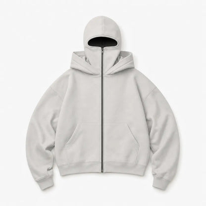 ANTI SOCIAL BALACLAVA ZIP-UP HOODIE