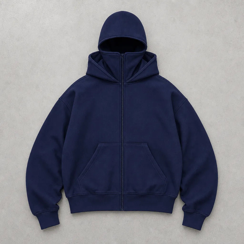 ANTI SOCIAL BALACLAVA ZIP-UP HOODIE